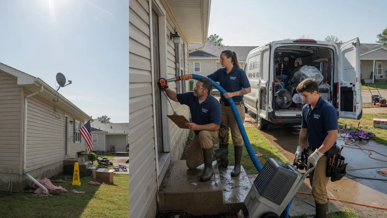 Ceiling Water Damage Restoration in Ashley, OH near me
